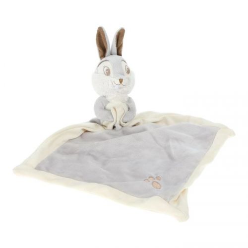  panpan lapin gris beige mouchoir plat 